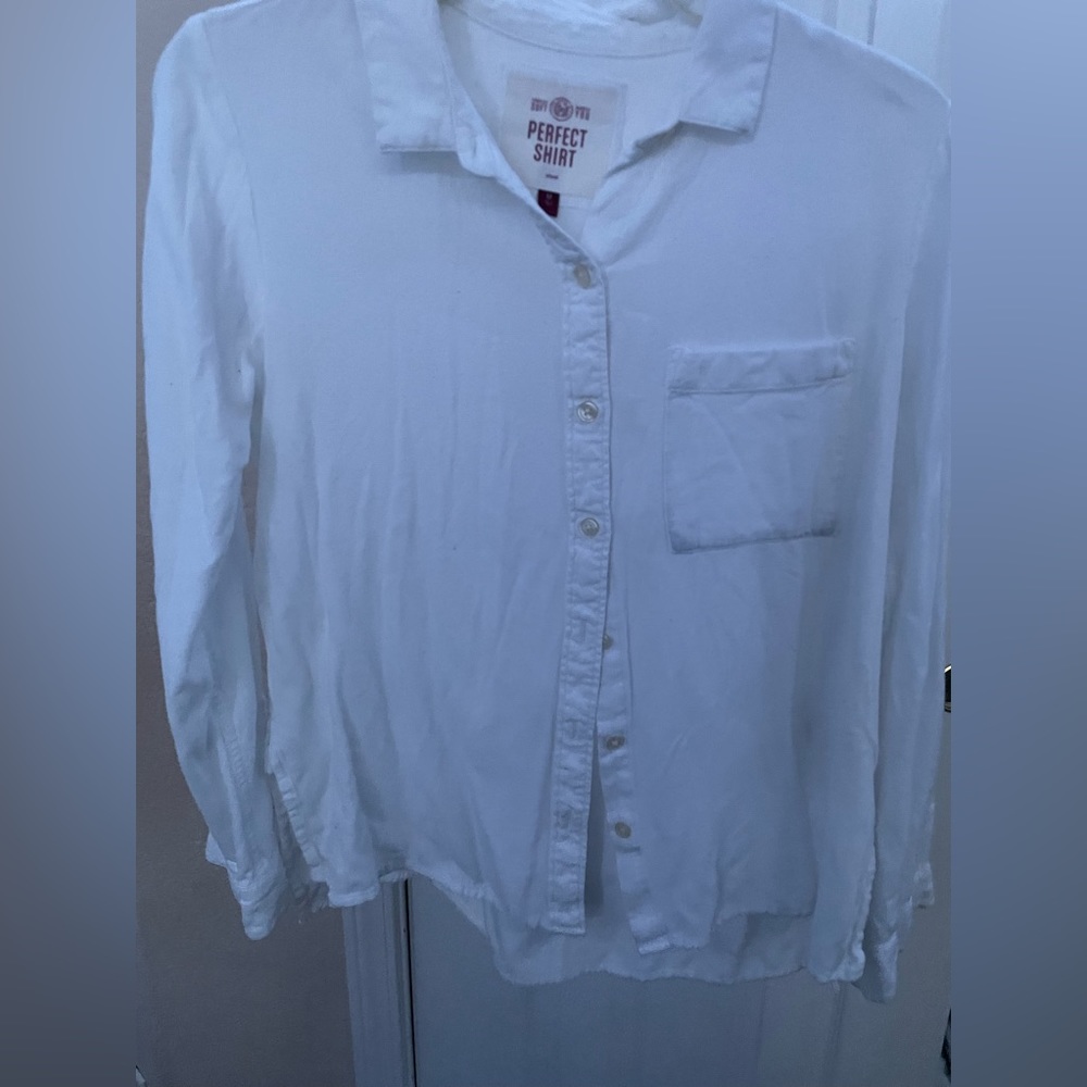 White button down